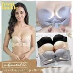 Strapless Front Buckle Lift Bra-Koopje.com