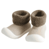 SnowBunny - Warme Winter-Schuhe für Kleinkinder - Beige, 20 (0-6 Monate)