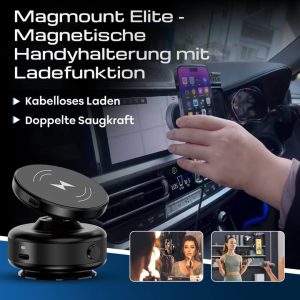 Magmount Elite -Magnetische Handyhalterung mit Ladefunktion