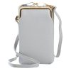 Fiora — Mini Crossbody Damentelefon-Tasche - Grau
