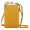 Fiora — Mini Crossbody Damentelefon-Tasche - Gelb