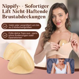 Nippify+ Nippelabdeckungen – Unsichtbarer Sofort-Lift ohne BH