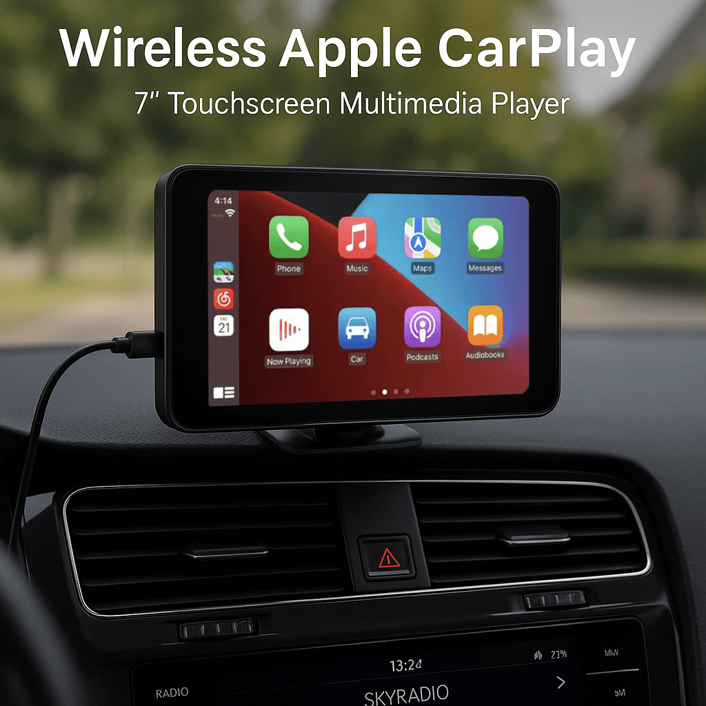 Carlink – Kabelloses Apple CarPlay &amp; Android Auto Display