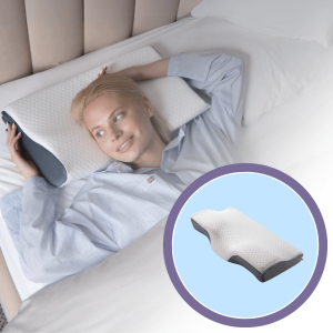 Dormelo Kissen – Orthopädisches Kissen gegen Nacken- & Rückenschmerzen
