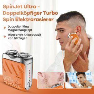 SpinJet Ultra Elektrorasierer – Turbo-Power für glatte Rasur