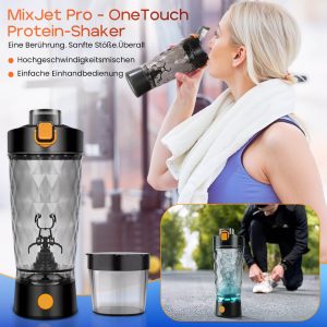 MixJet Pro OneTouch Proteinshaker – Leistungsstark & Tragbar