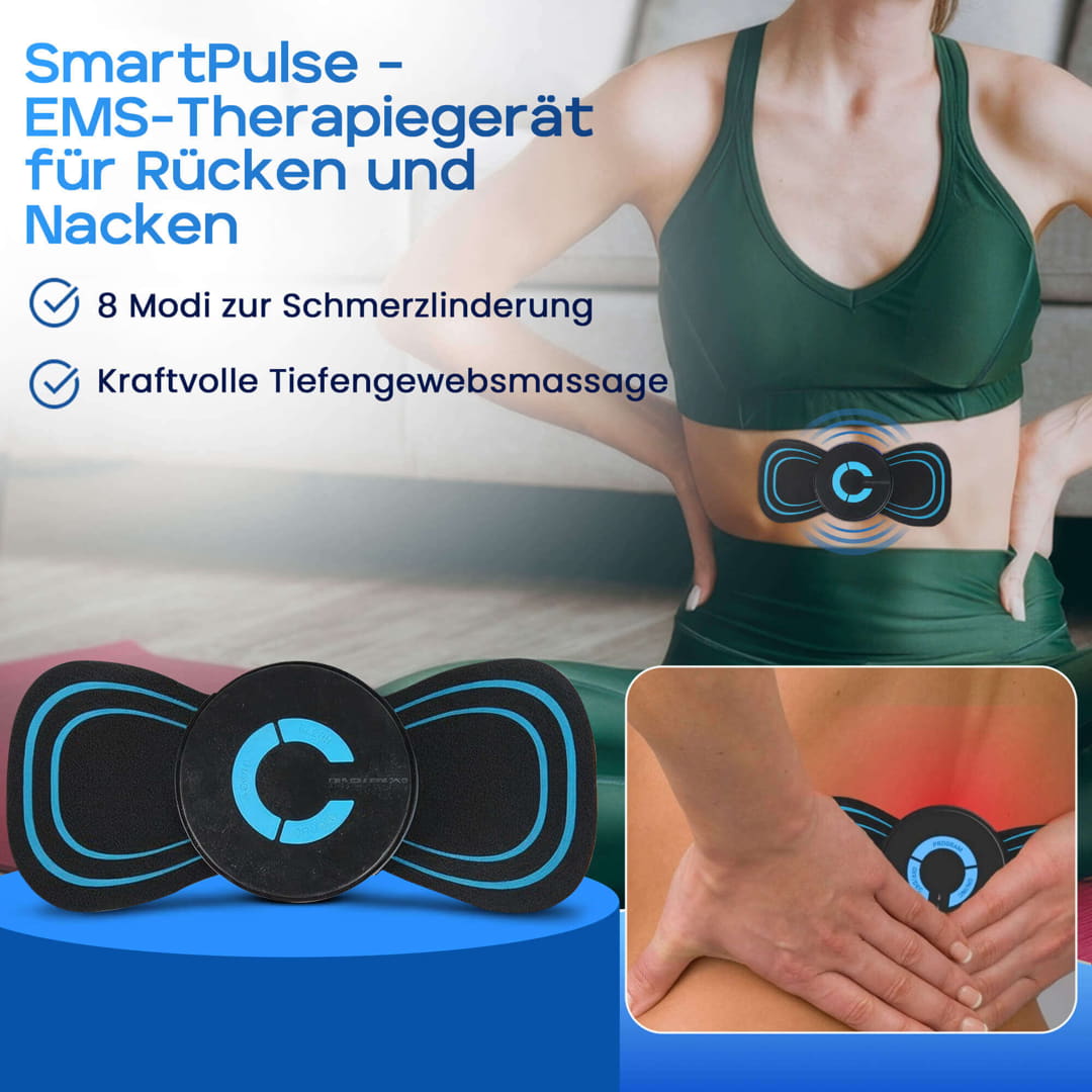 SmartPulse EMS Therapiegerät – Rücken &amp; Nacken Entspannung