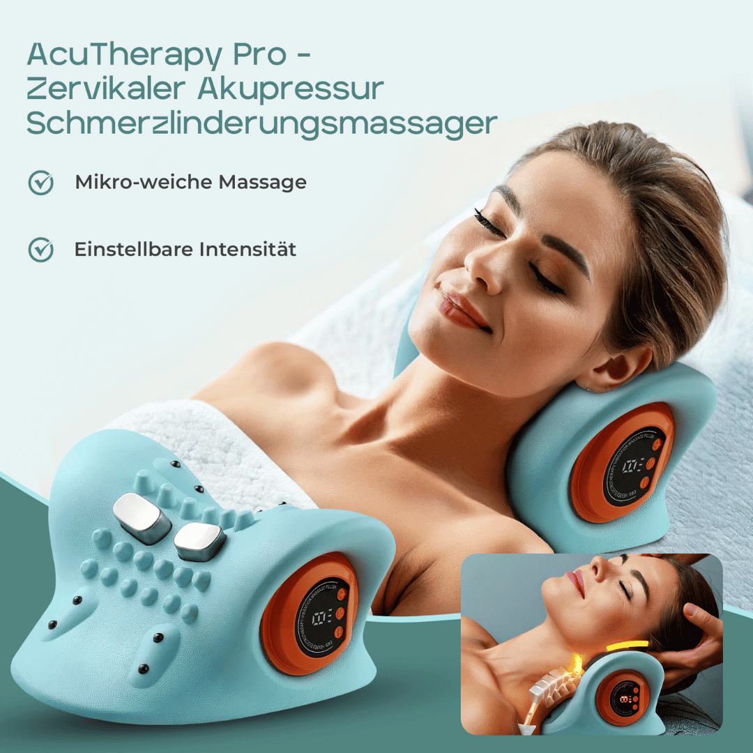 AcuTherapy Pro Nackenmassager – Lindert Nackenschmerzen &amp; verbessert die Haltung