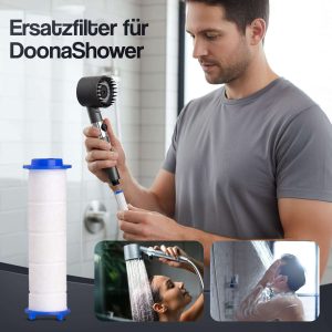 Extra-Filter für DoonaShower – Duschkopf-Wasserfilter gegen Kalk & Schadstoffe