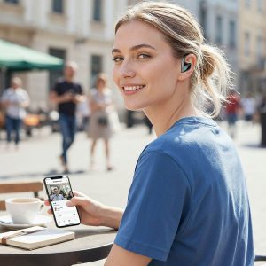 UniTalk Buds Echtzeit-Übersetzer – Kabellose Ohrhörer für direktes mehrsprachiges Chatten