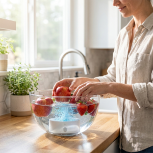 CleanShield Gemüsereiniger – Entfernt Pestizide, Wachs & Bakterien in 5 Minuten