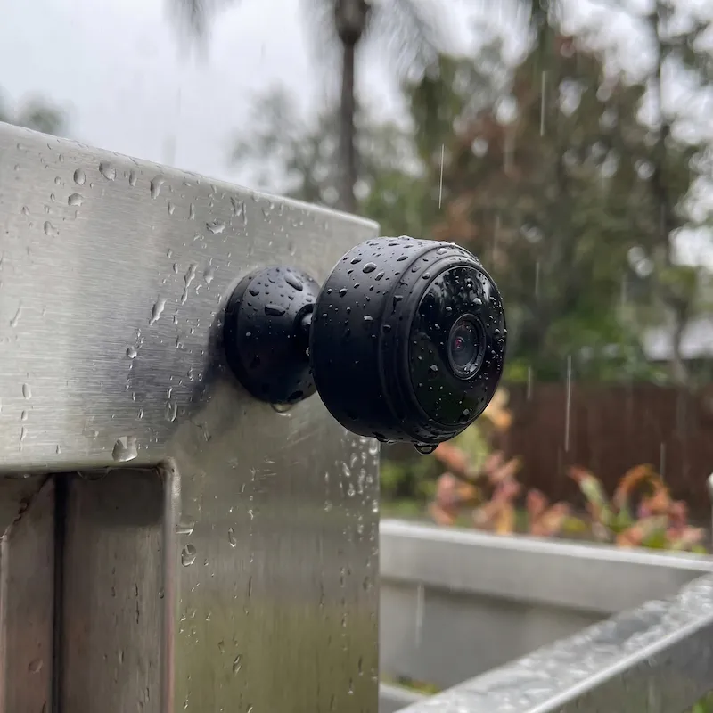 iPuck in gebruik op glas
