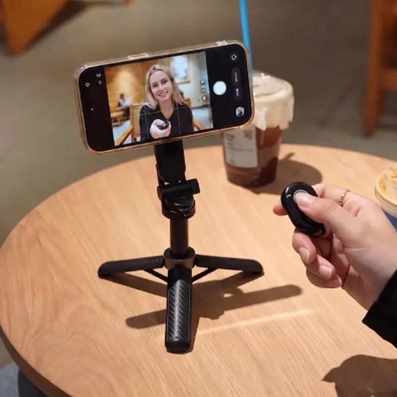 Foto mit der Bluetooth-Fernbedienung des MagStick Pro aufnehmen