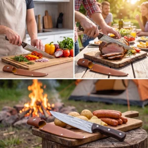 EdgeMaster Geschmiedetes Messer – Ein Scharfes Messer Für Küche Und Outdoor