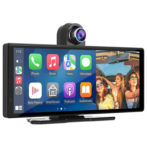 Rovera kabelloses CarPlay-Display mit 4K-Dashcam